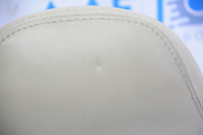 Headrest front left Lincoln MKZ 13-14 beige, worn, dents on leather, needs cleaning