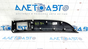 Right dashboard trim Honda Accord 13-17 gray, without air duct, worn