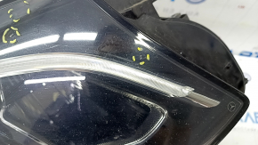 Front right headlight complete Mercedes W213 E 17-20 LED, broken mount, sand
