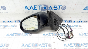 Side mirror left Mercedes W213 E 17-23 turn signal, heated, backlight, auto-dimming, BSM, 10+8+2+2, graphite 992