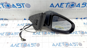 Side mirror right Mercedes W213 E 17-23 turn signal, heated, backlight, BSM, 8+8+2, graphite 992, scratch