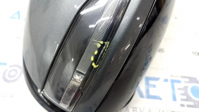 Side mirror right Mercedes W213 E 17-23 turn signal, heated, backlight, BSM, 8+8+2, graphite 992, scratch