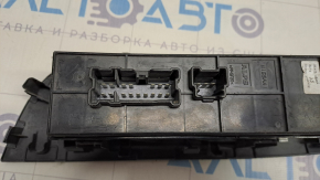 Front left window lift control Nissan Rogue 14-20 black, 1 auto, with black trim, minor scratches