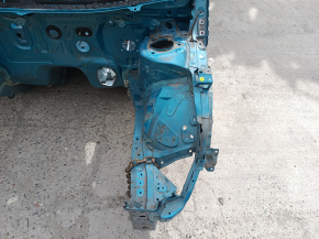 Front left quarter Toyota Prius 50 Prime 17-22 on the body, blue
