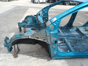 Front left quarter Toyota Prius 50 Prime 17-22 on the body, blue
