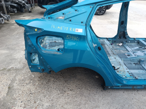Quarter wing rear right Toyota Prius 50 Prime 17-22 on the body, blue, pokes