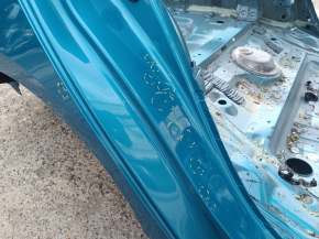 Quarter wing rear right Toyota Prius 50 Prime 17-22 on the body, blue, pokes