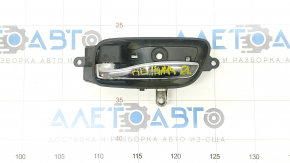 Nissan Altima 13-18 black inner rear left door handle