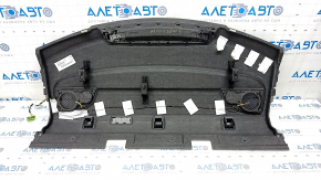 Rear shelf Mercedes W213 E 17-20 black without curtain, Burmester, burnt