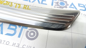 Door sill trim rear left outer Mercedes W213 E 17-23 chrome, scratches