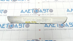 Door sill trim front left outer Mercedes W213 E 17-23 chrome, pokes, scratches, unglued, broken guides