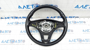 Naked steering wheel Mercedes W213 E 300/400/43/63 17-18 with heated petals, black leather, scratches
