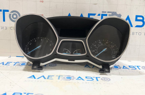 Instrument cluster Ford Escape MK3 17-19 rest, large screen, 130k, dented connector housing