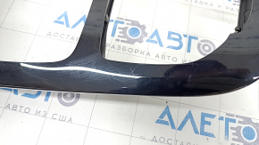Center console trim Mercedes W213 E 17-21 black gloss, scratches