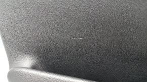 Door trim card front left Volvo XC90 16-22 leather black, gray insert, bumps on insert, scratches