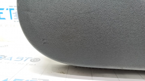 Door trim card rear right Volvo XC90 16-22 leather black, gray insert, bumps on insert, scratches