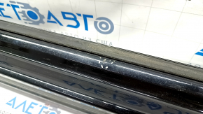 Left threshold Volvo XC90 16-22 with seal, black, scratch, crack in fastening