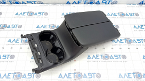 Mazda CX-9 16 armrest - leather, black, with cup holders