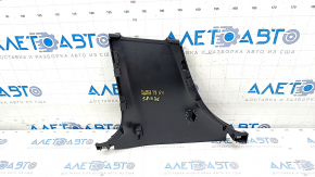 Center pillar trim lower right Mercedes W213 E 17-23 black, broken mount, scratches