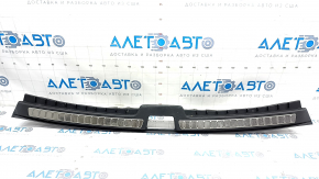 Volvo XC90 16-22 black boot opening trim with metal inserts, scratches