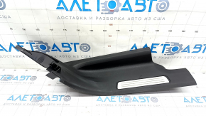 Door sill trim rear right inner Volvo XC90 16-22 black, scratches
