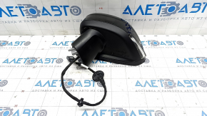 Side mirror left Volvo XC90 16-22 10 pins, turn signal, black