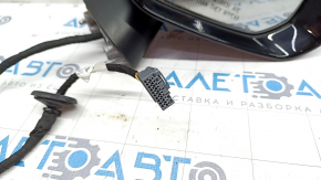 Side mirror right Volvo XC90 16-22 11 pins, turn signal, black