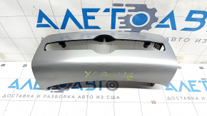 Front panel trim center lower Volvo XC90 16-22 gray, broken fastening, bumps
