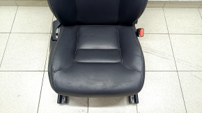 Passenger seat Volvo XC90 16-17 with airbag, electric, leather black, tear, bumps