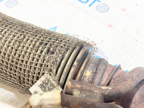Catalyst Ford Escape MK3 17-19 2.0T, torn mesh on the corrugation