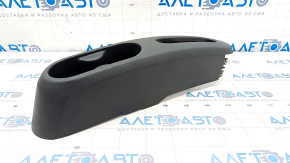 Central rear console Fiat 500 12-19 black, worn