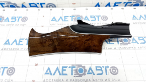Front panel trim left Mercedes W213 E 17-20 without projection, light wood, broken fastening