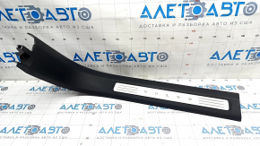 Door sill trim front left inner Volvo XC90 16-22 black, scratches