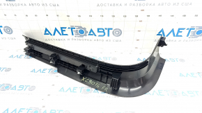 Door sill trim front right inner Volvo XC90 16-22 black, scratches