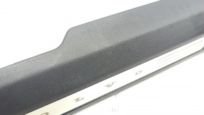 Door sill trim front right inner Volvo XC90 16-22 black, scratches