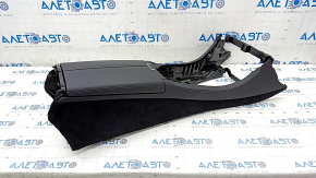 Console central armrest Mercedes W213 E 17-21 leather black, broken fastening