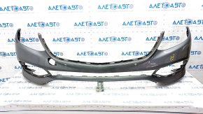 Bare front bumper Mercedes W213 E 300/350/400/450 17-20 for parking sensors, graphite, broken mount, scratches