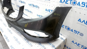 Bare front bumper Mercedes W213 E 300/350/400/450 17-20 for parking sensors, graphite, broken mount, scratches