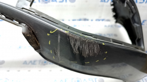 Bare front bumper Mercedes W213 E 300/350/400/450 17-20 for parking sensors, graphite, broken mount, scratches