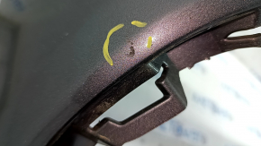 Bare front bumper Mercedes W213 E 300/350/400/450 17-20 for parking sensors, graphite, broken mount, scratches