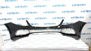 Bare front bumper Mercedes W213 E 300/350/400/450 17-20 for parking sensors, graphite, broken mount, scratches