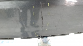 Bare rear bumper Mercedes W213 E 17-20 for parking sensors and moldings, Luxury, graphite, scratches, broken fasteners, dented