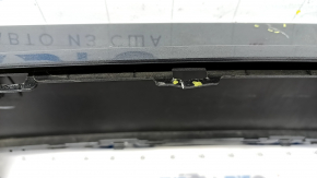 Bare rear bumper Mercedes W213 E 17-20 for parking sensors and moldings, Luxury, graphite, scratches, broken fasteners, dented