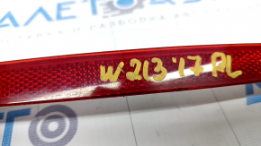 Rear bumper reflector left Mercedes W213 E 17-23 broken mount, scratch