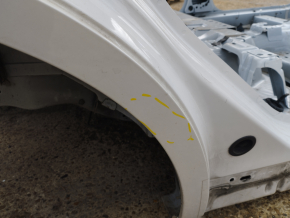 Quarter wing rear right Ford C-max MK2 13-18 on the body, white, pokes