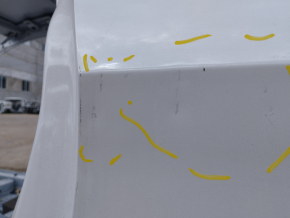 Quarter wing rear left Ford C-max MK2 13-18 on the body, white, bumps, dented