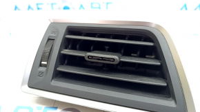 Left dashboard air duct deflector Subaru Outback 15-19 black, missing chrome trim