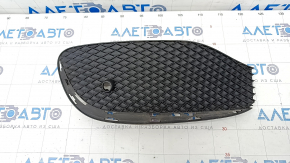 Front bumper grille left Mercedes W213 E 300/350/400/450 17-20 for parking sensors