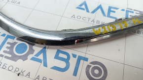 Front bumper molding left Mercedes W213 E 300/350/400/450 17-20 chrome, sand
