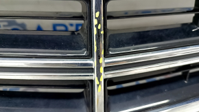 Radiator grill assembly grill Mercedes W213 E 300/350/400/450 17-20 without radar and camera, Luxury, dented, scratches, bumps